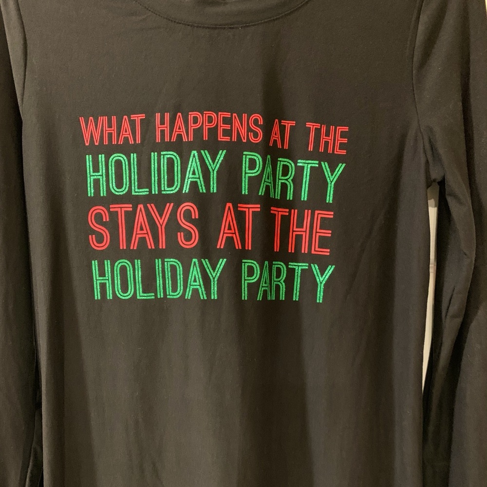 Christmas Party shirt with scarf